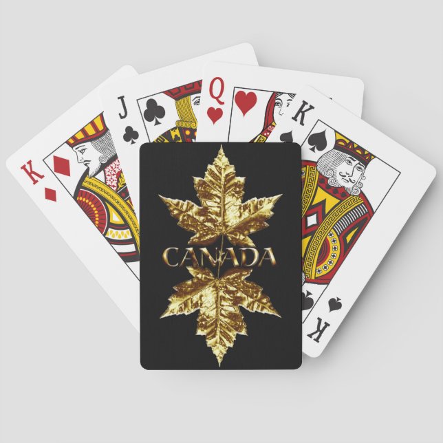 Canada Playing Cards Canada Custom Souvenir Cards (Back)