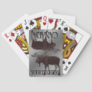 Canada Playing Cards Custom Canada Moose Cards