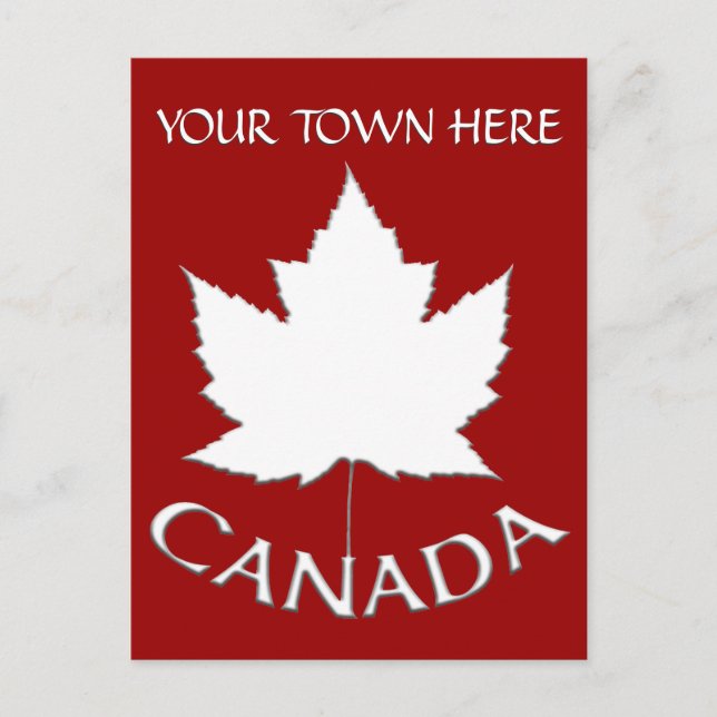Canada Postcards Custom Canada Souvenir Postcards (Front)
