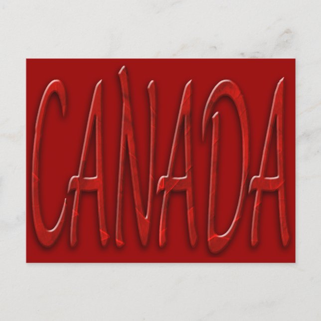 Canada Postcards Custom Canada Souvenir Postcards (Front)