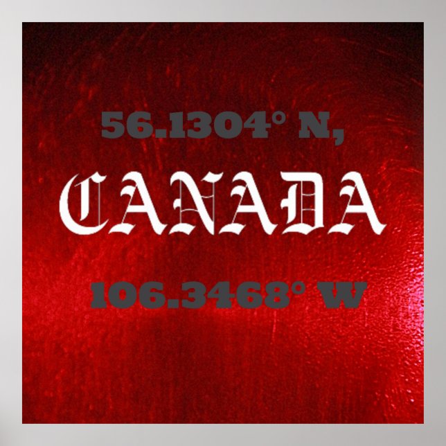 CANADA POSTER (Front)