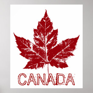 Canada Poster Canada Maple Leaf Souvenir Print