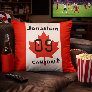 Canada Pride Home Field Decor Throw Pillow