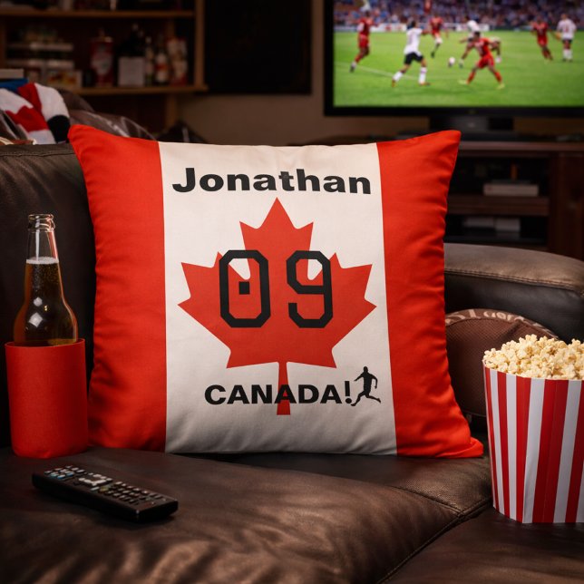 Canada Pride Home Field Decor Throw Pillow (Creator Uploaded)