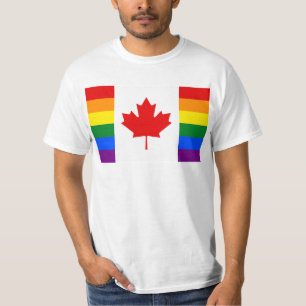 Canada Pride Rainbow Flag T-Shirt