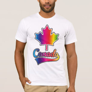Canada Pride rainbow logo T-Shirt