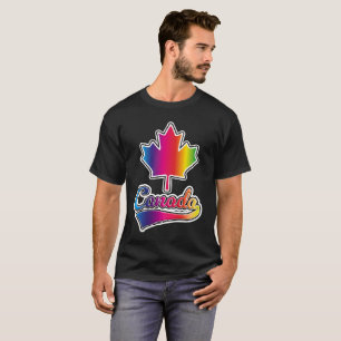 Canada Pride rainbow logo T-Shirt