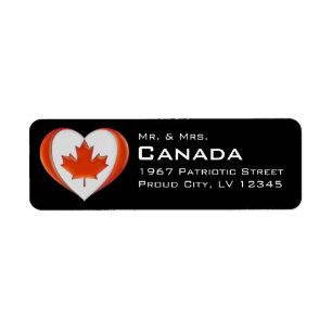 Canada Proud + Free Heart Maple Leaf Not for Sale