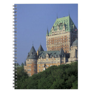 Canada, Quebec City.  Chateau Frontenac. Notebook