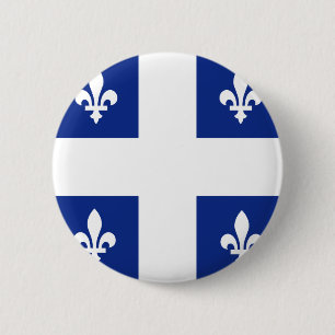 Canada Quebec High quality Flag 2 Inch Round Button
