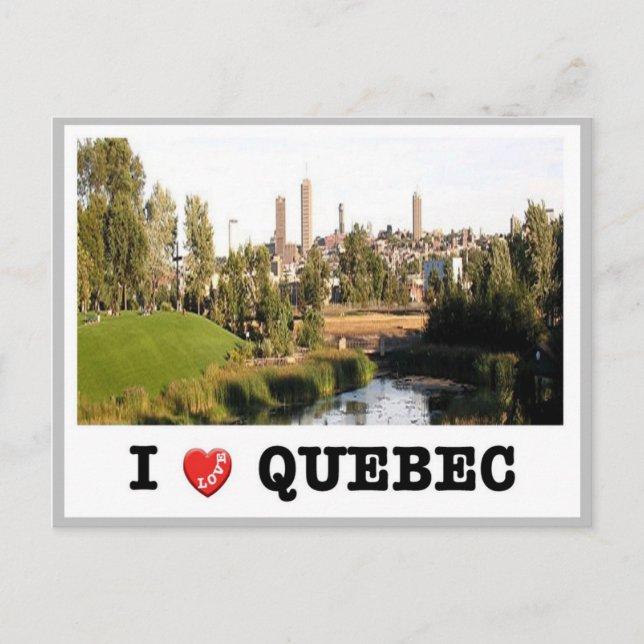 Canada - Quebec - I Love - Postcard (Front)