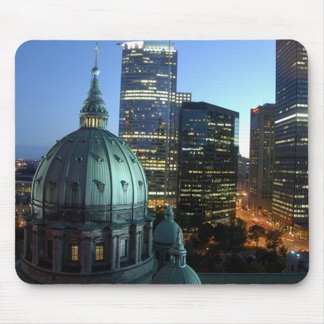 Canada, Quebec, Montreal. Downtown Montreal, Mouse Pad (Front)
