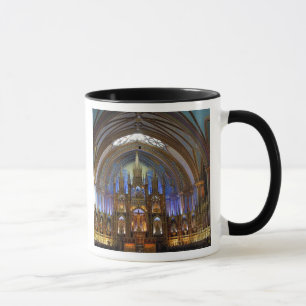 Canada,  Quebec,  Montreal. Interior of Notre 2 Mug