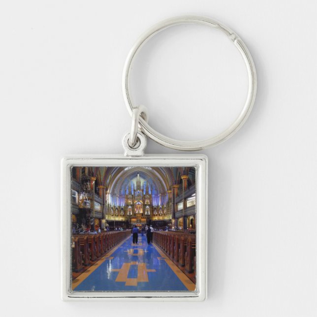 Canada,  Quebec,  Montreal. Interior of Notre 3 Keychain (Front)