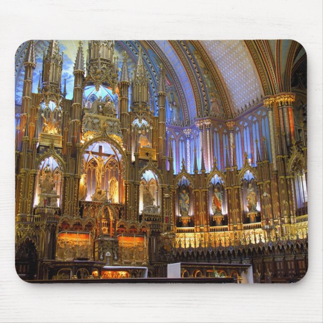 Canada,  Quebec,  Montreal. Interior of Notre Mouse Pad (Front)