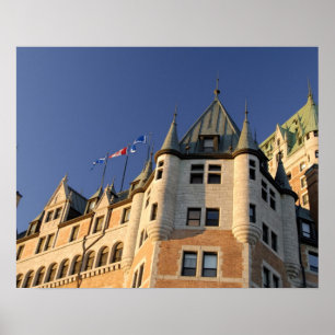 Canada,  Quebec,  Quebec City. Fairmont Chateau Poster