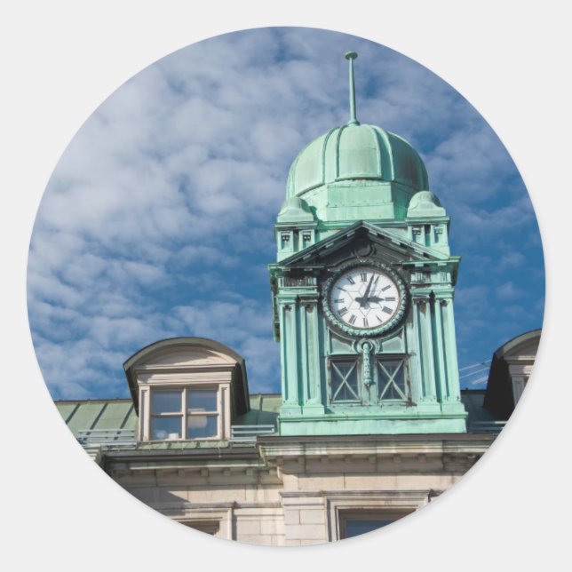 Canada, Quebec, Quebec City. Port Authority Classic Round Sticker (Front)