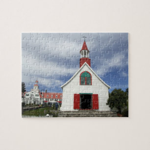 Canada,  Quebec,  Tadoussac. Petite Chapelle, Jigsaw Puzzle