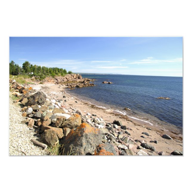 Canada, Quebec. VIA Rail Canada train The 2 Photo Print (Front)