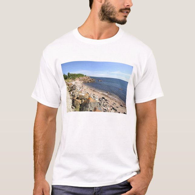 Canada, Quebec. VIA Rail Canada train The 2 T-Shirt (Front)