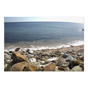 Canada, Quebec. VIA Rail Canada train The Photo Print