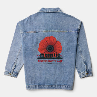 Canada Remembrance Day – Honouring Veterans Denim Jacket