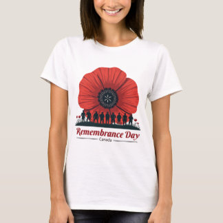 Canada Remembrance Day – Honouring Veterans T-Shirt