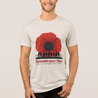 Canada Remembrance Day – Honouring Veterans Tri-Blend Shirt