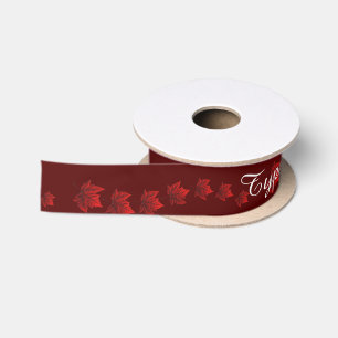 Canada Ribbon Paper Customized Canada Ribbon Satin Ribbon