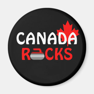 Canada Rocks - Curling Magnet