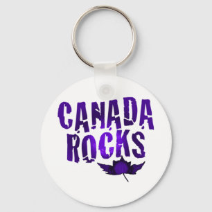 Canada Rocks Keychain
