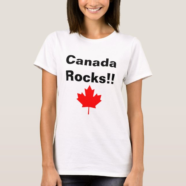 Canada Rocks!!! TShirt (Front)