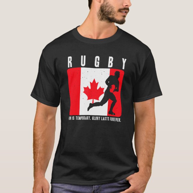 Canada Rugby  Glory Lasts Forever T-Shirt (Front)