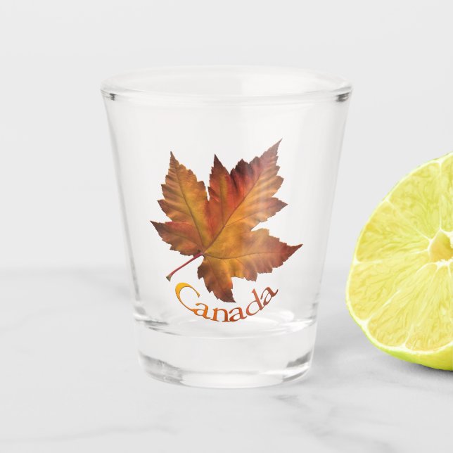 Canada Shot Glasses Canada Maple Leaf Souvenirs (Front)