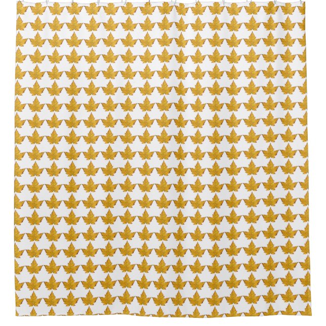 Canada Shower Curtains Canada Maple Leaf Decor (Front)