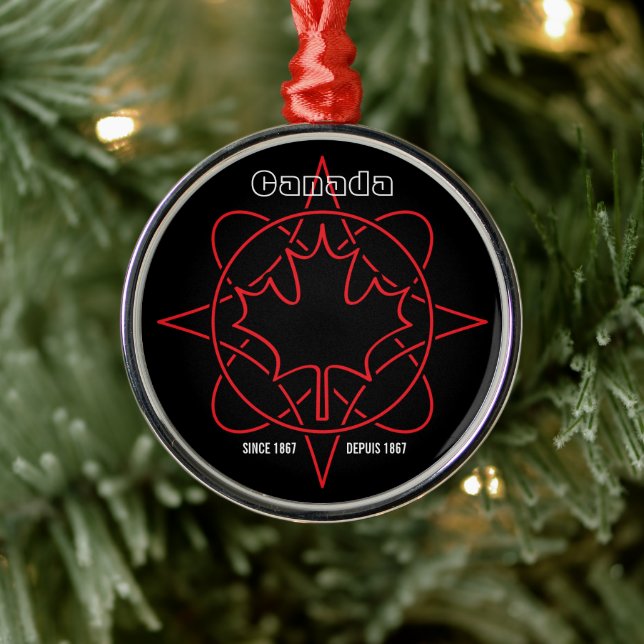 Canada Since 1867 Metal Ornament (Tree)
