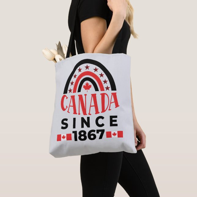 Canada Since 1867 Tote Bag (Close Up)