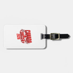 Canada Soccer 2026 Soccer Bold Country Typography Luggage Tag