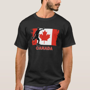 Canada Soccer Fan  2022 National Football Team Fla T-Shirt