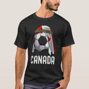 Canada Soccer Team 2022 Arab Keffiyeh Canada Flag T-Shirt