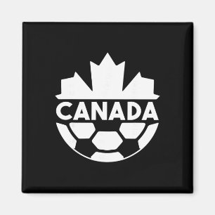 Canada Soccer Team Sports Flag Mapple Leaf Men Wom Magnet