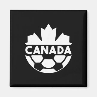 Canada Soccer Team Sports Flag Mapple Leaf Men Wom Magnet
