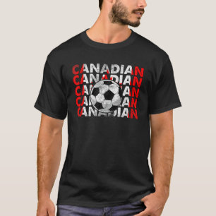 Canada Soccer Team Supporter Canadian Flag 2022 T-Shirt