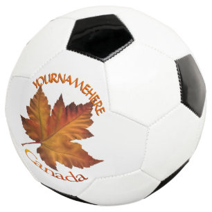 Canada Soccor Ball Personalized Maple Leaf Balls