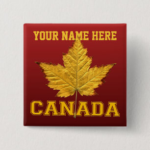 Canada Souvenir Button Varsity Canada Buttons Pins