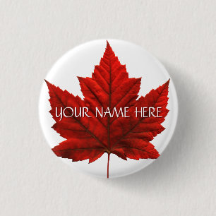 Canada Souvenir Buttons Personalized Canada Button