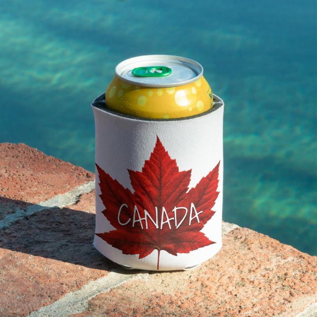 Canada Souvenir Can Cooler Personalized  Insulator (In Situ Pool)