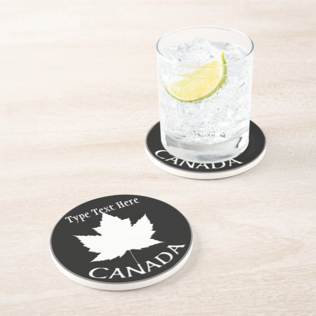 Canada Souvenir Coaster Cool Canada Coasters (Side)