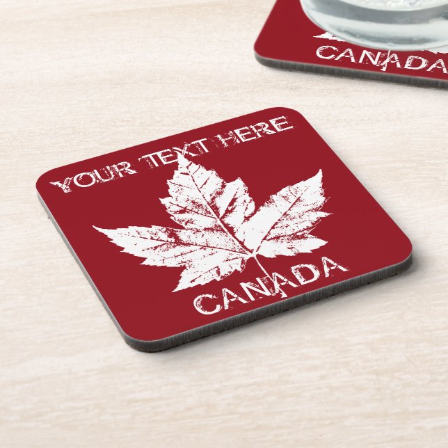 Canada Souvenir Coaster Cool Custom Canada Gifts (Left Side)
