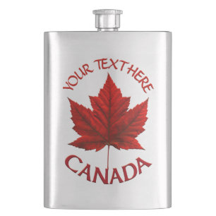 Canada Souvenir Flask Custom Canada Drink Flask